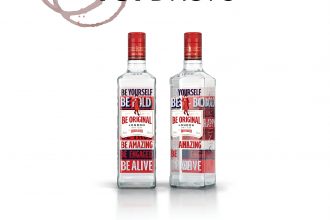 Bottle shot of the Beefeater Be Alive limited edition gin bottle