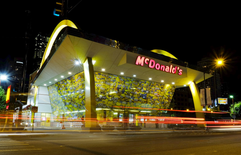 A McDonald's restaurant in Seattle, USA