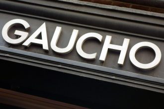 The exterior of a Gaucho restaurant in the United Kingdom