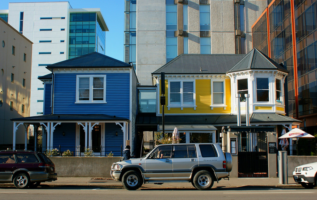 The esxterior of The Villas restaurant in Christchurch