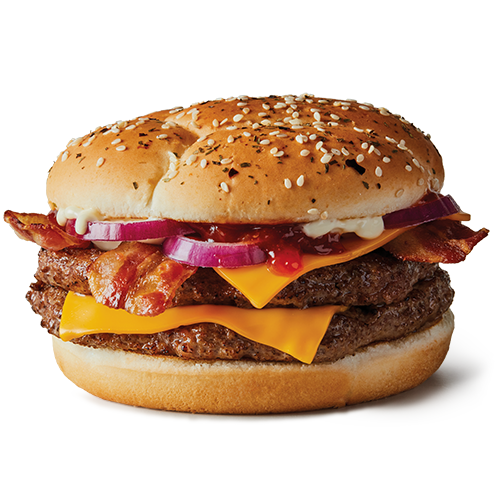 An Angus beef burger from McDonald's