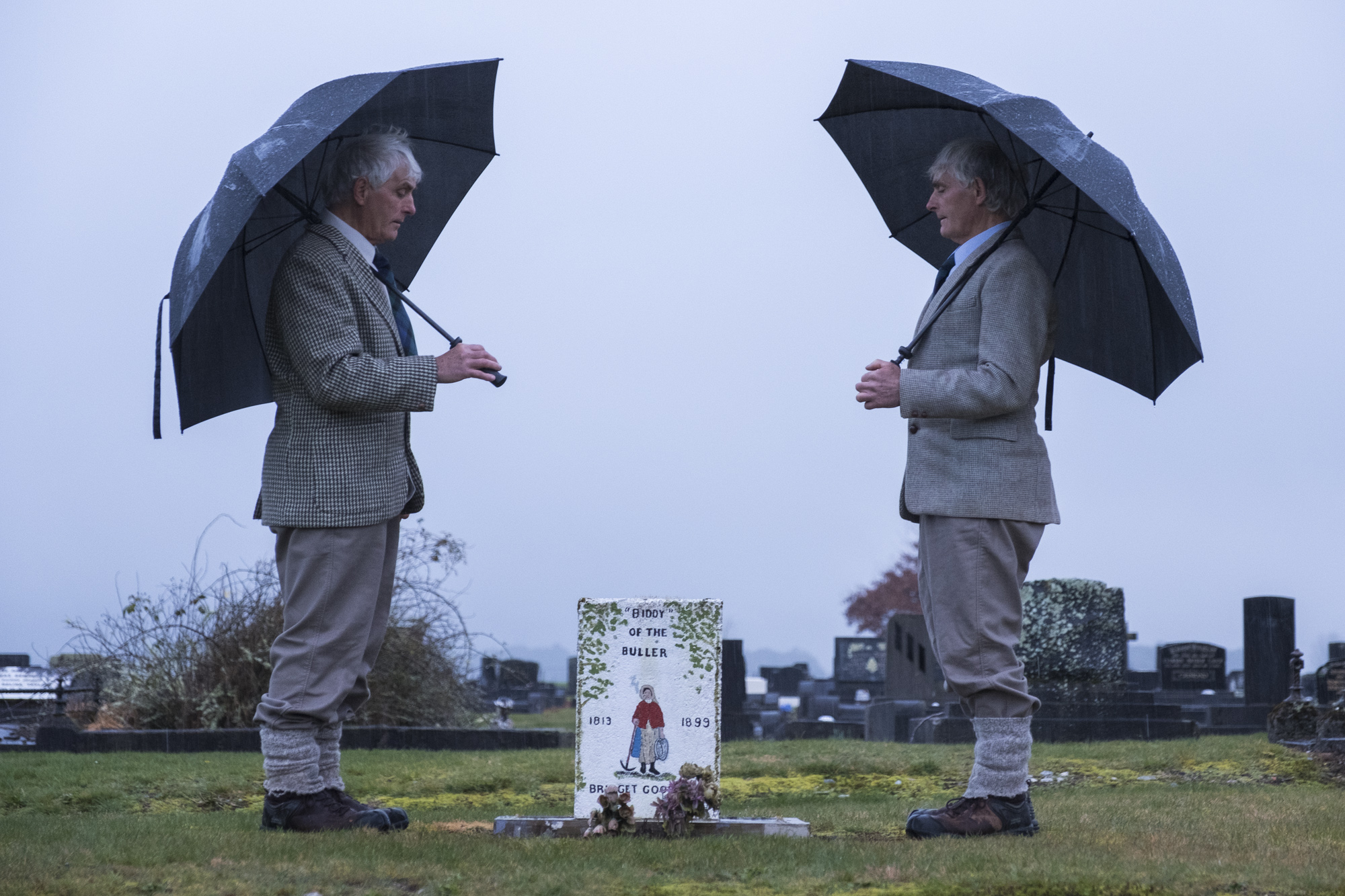 Nigel and Steffan MacKay at Biddys Grave