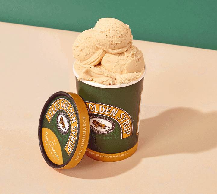 Lyle’s Golden Syrup is an ice cream with notes of butter, caramel and honey.